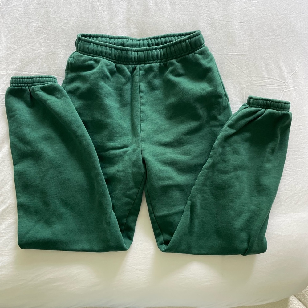 ARITZIA TNA green sweatpants